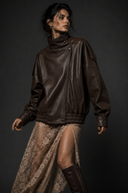 Jaqueta Bordeaux Luxe Oversized