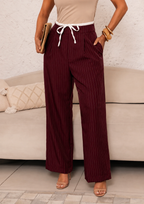 Calça Risca de Giz Elegance