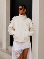 Jaqueta Bordeaux Luxe Oversized
