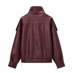 Jaqueta Bordeaux Luxe Oversized