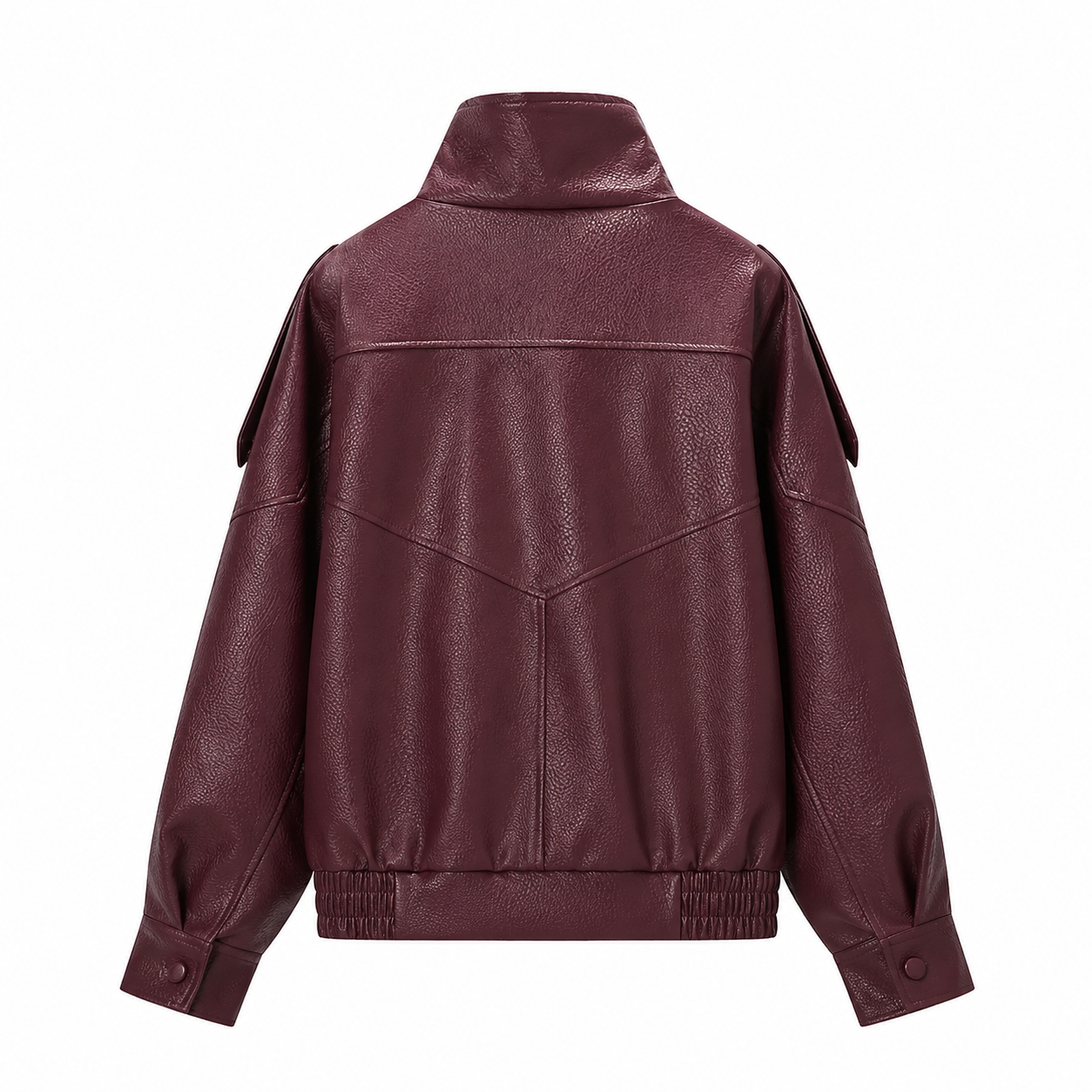 Jaqueta Bordeaux Luxe Oversized