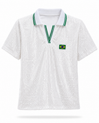 Blusa Paetê Copa Glam - Branco