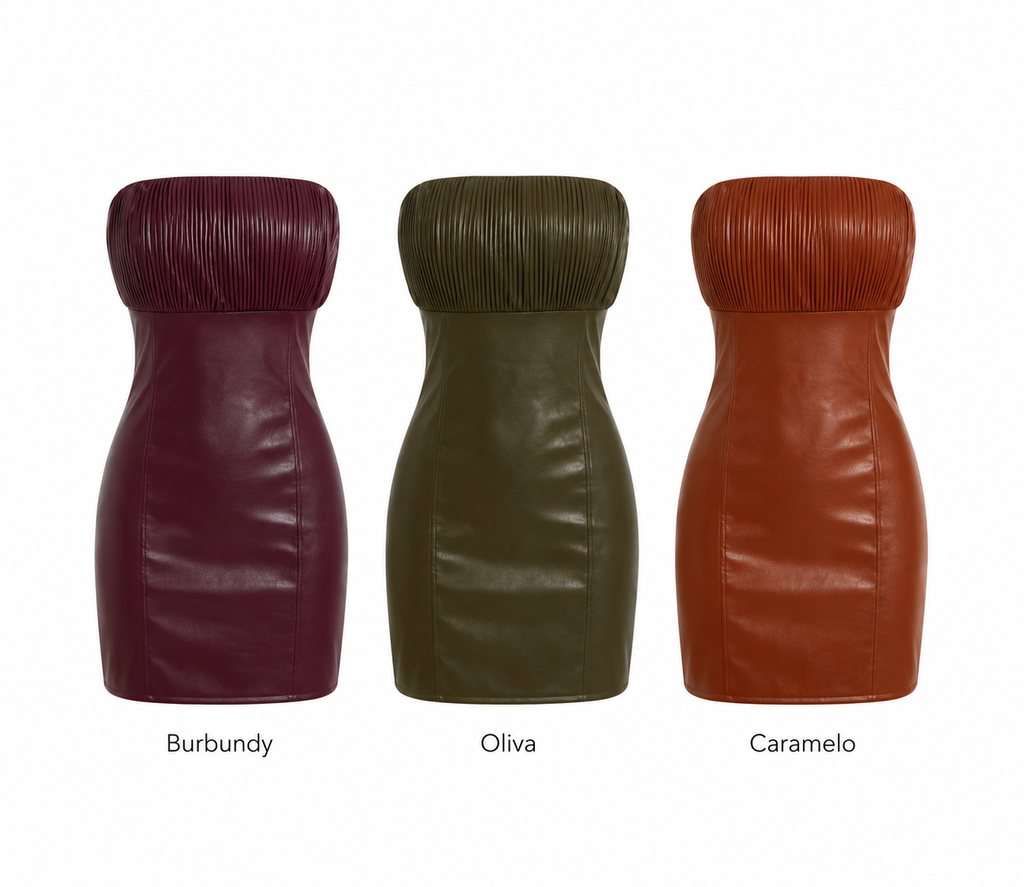 Vestido Bordeaux Luxe