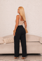Calça Risca de Giz Elegance