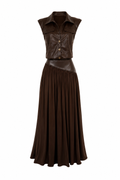 Conjunto Imperatrice - Marrom café