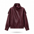 Jaqueta Bordeaux Luxe Oversized