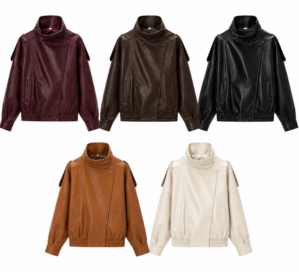 Jaqueta Bordeaux Luxe Oversized