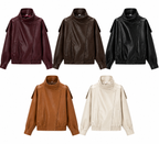 Jaqueta Bordeaux Luxe Oversized