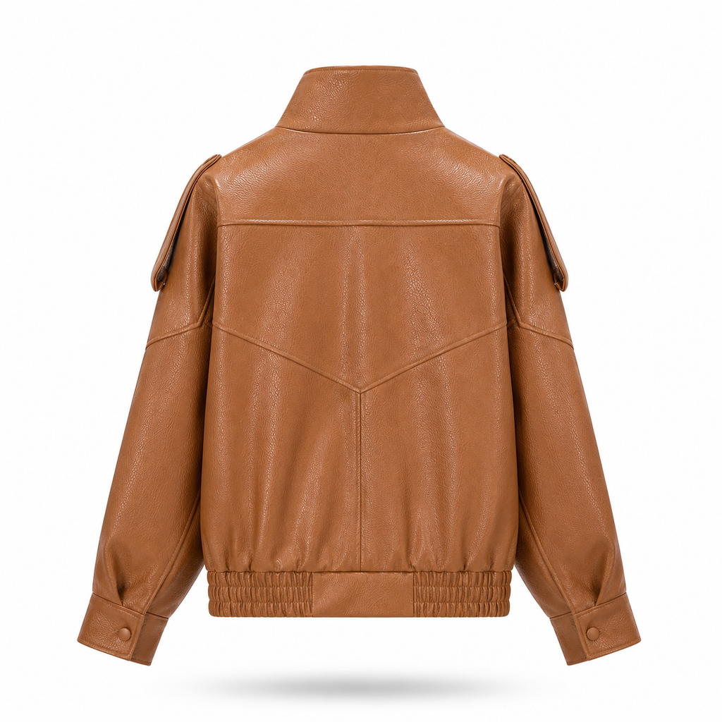 Jaqueta Bordeaux Luxe Oversized