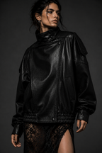 Jaqueta Bordeaux Luxe Oversized
