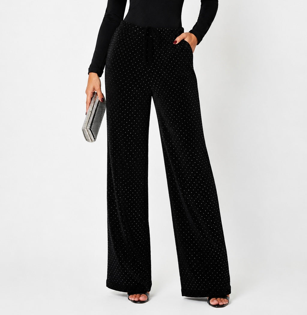 Calça Crystal Glam - Preto