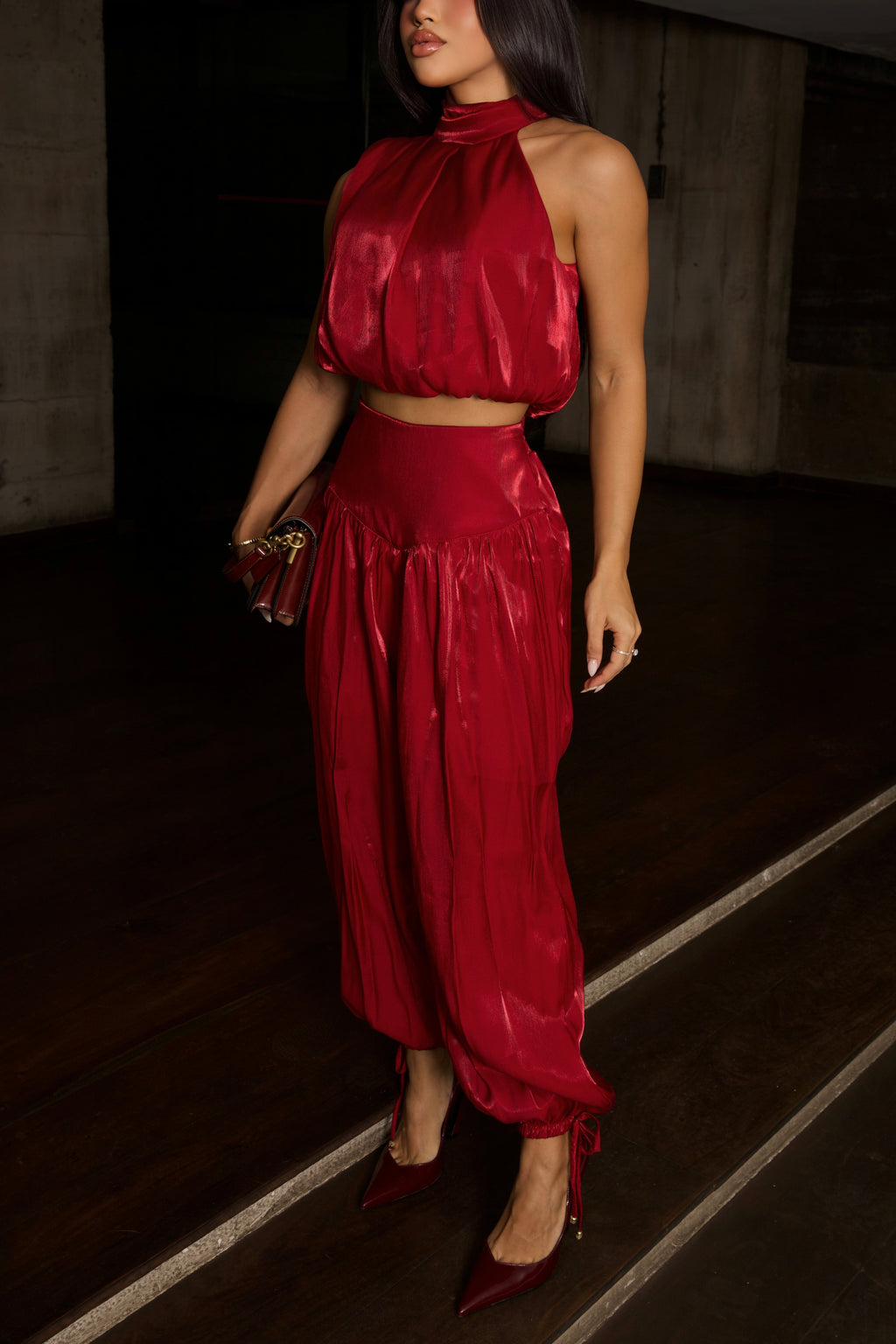 Conjunto Royale Glow - Vermelho Rubi