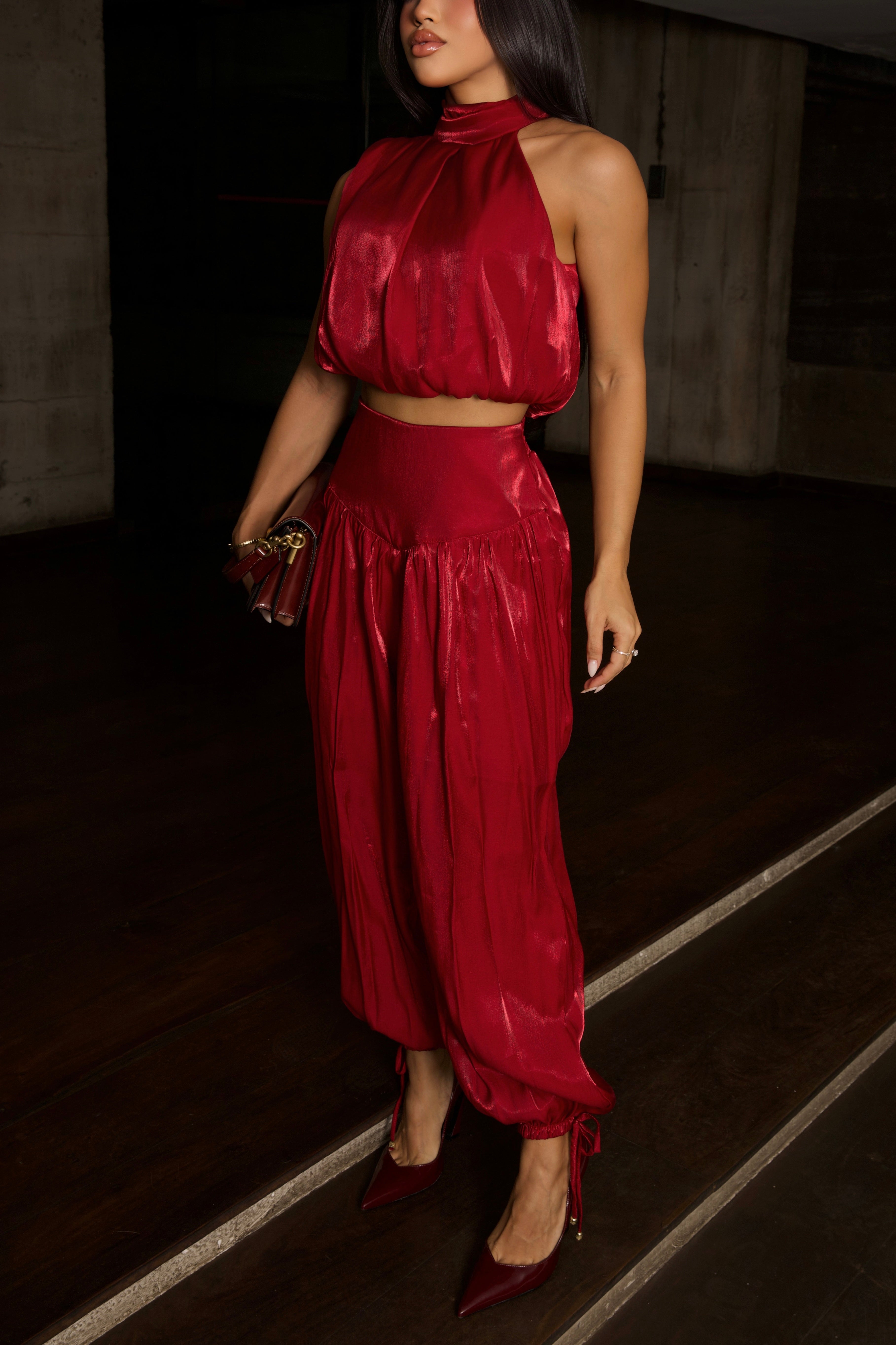 Conjunto Royale Glow - Vermelho Rubi