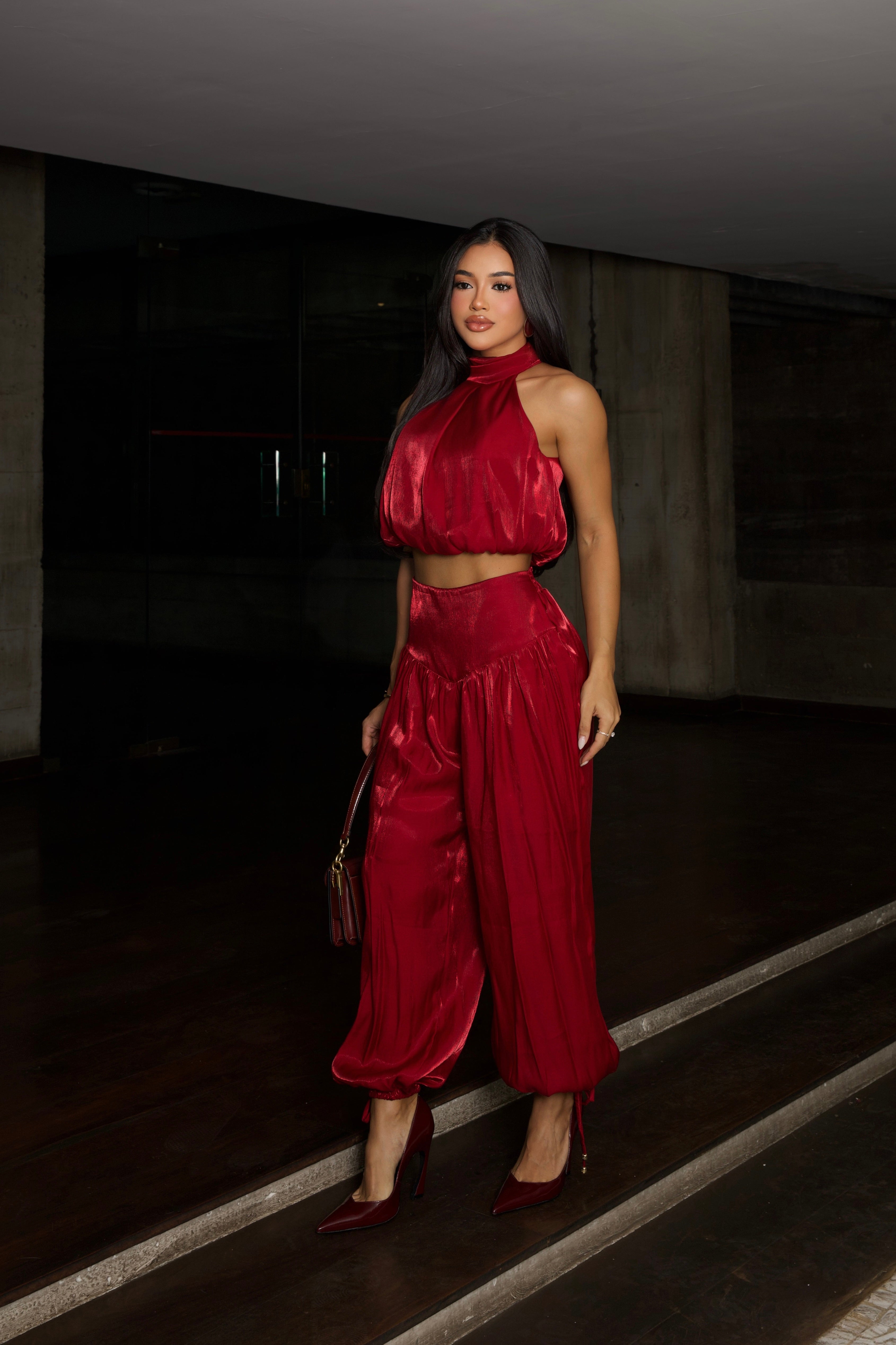 Conjunto Royale Glow - Vermelho Rubi