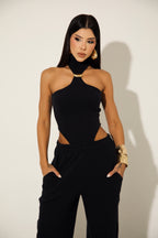Conjunto Monaco Calça e Body - Preto