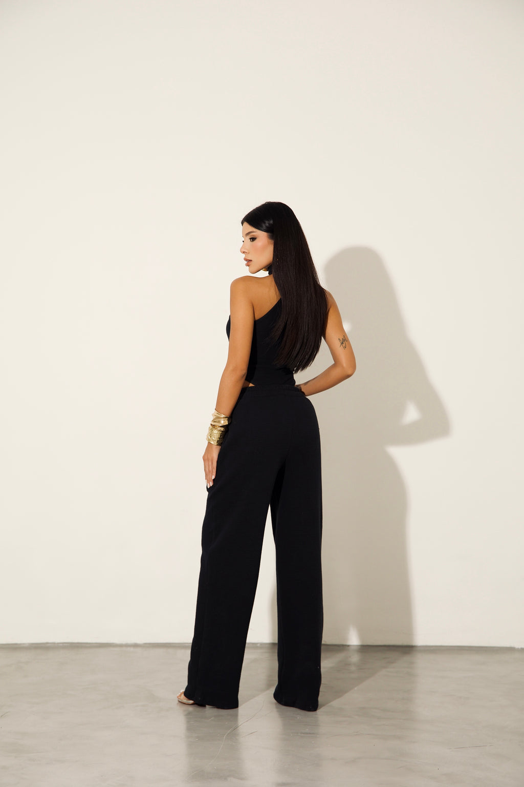 Conjunto Monaco Calça e Body - Preto