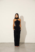 Conjunto Monaco Calça e Body - Preto