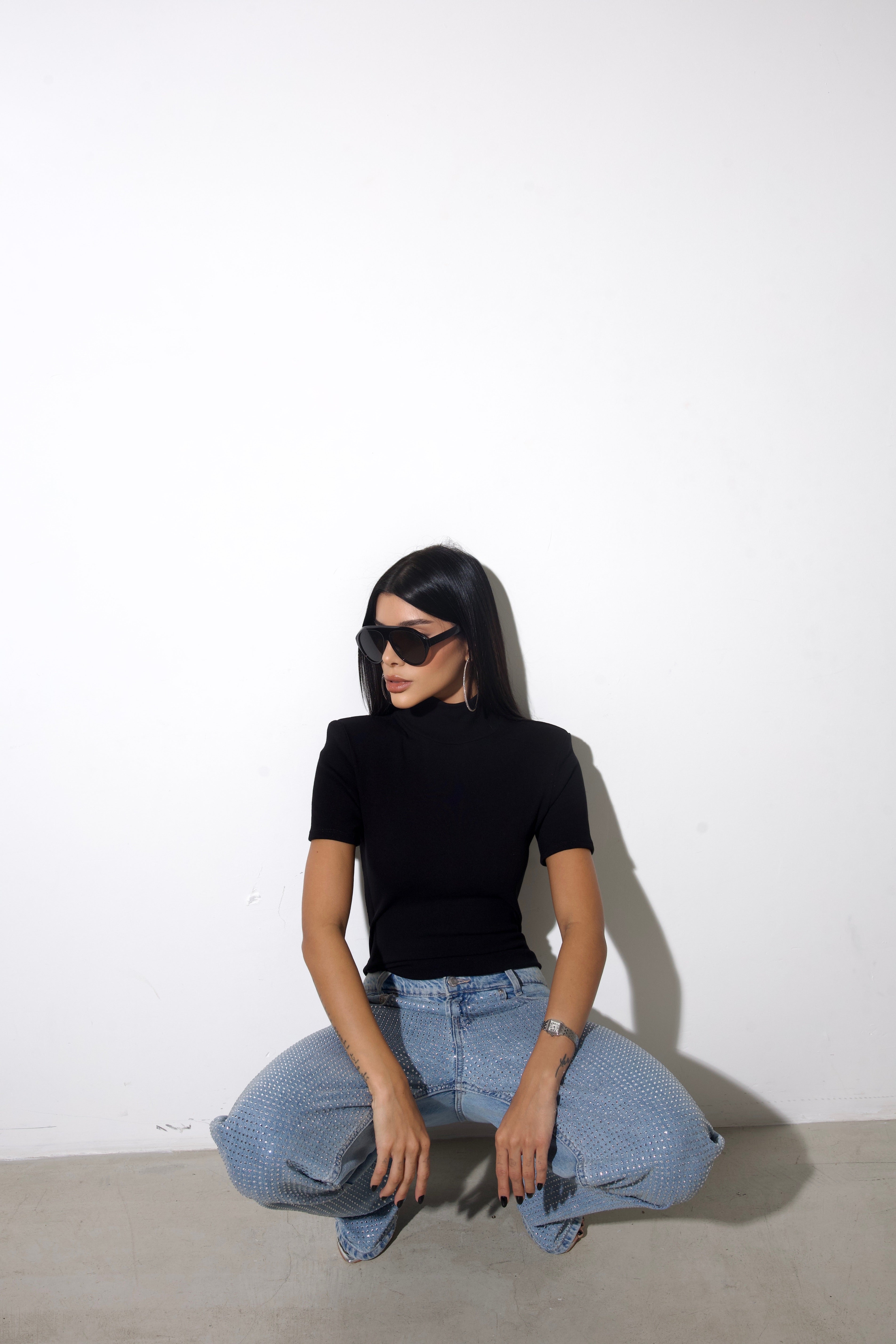 Blusa Classic Sculpt - Preto