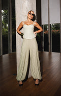 Conjunto Calça Aladin e Corset - Verde