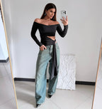 Blusa Off Glow - Preto
