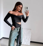 Blusa Off Glow - Preto