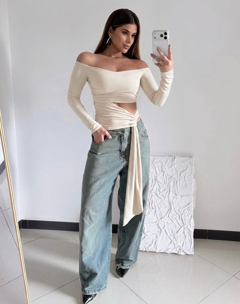 Blusa Off Glow - Off White