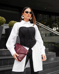 Cropped Corset Black
