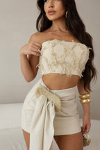 Conjunto Saia Com Fivela e Top