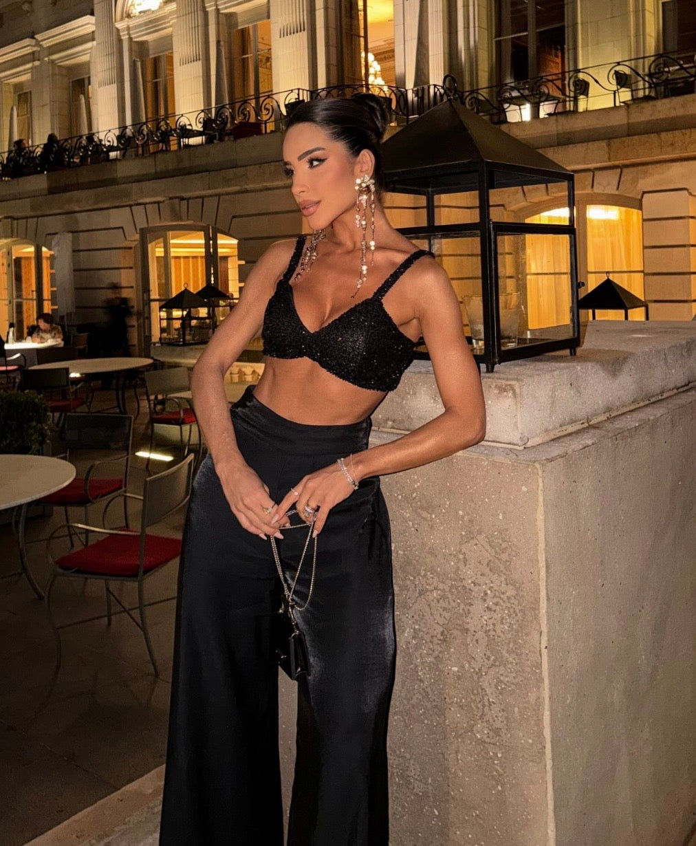 Conjunto Noir Crystal - Preto