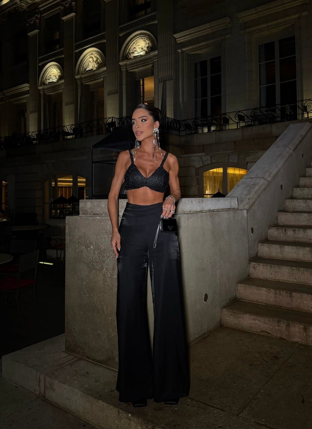 Conjunto Noir Crystal - Preto