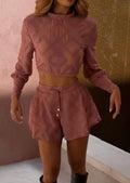 Conjunto Shorts Sant Tropez - Rose Vintage