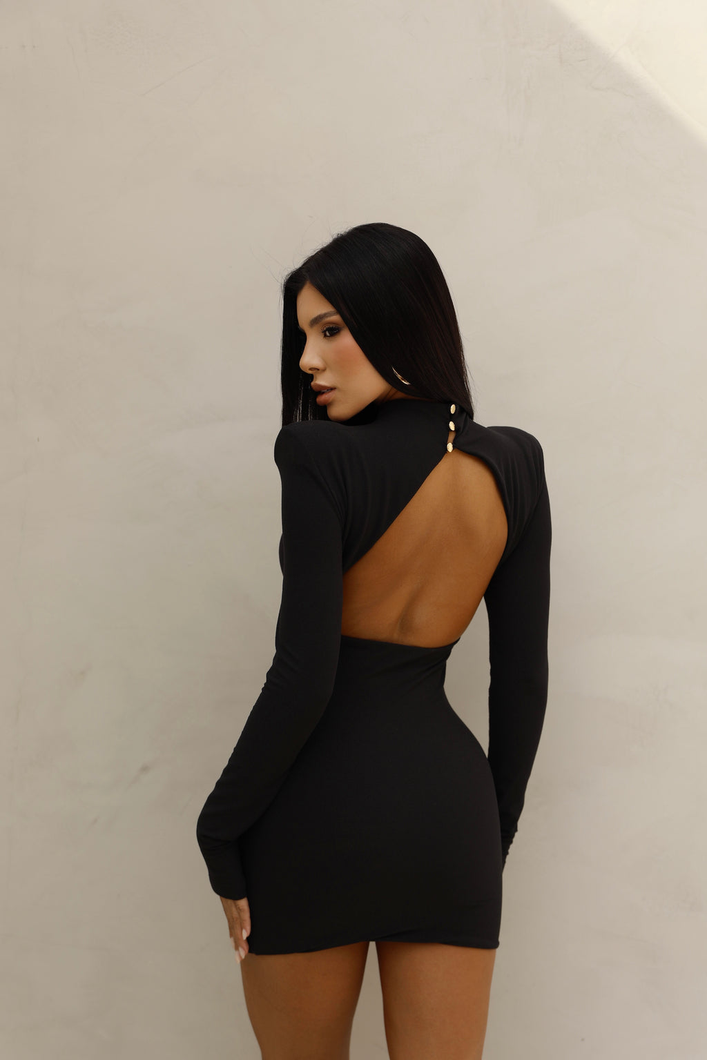 Vestido Monaco Cut - Preto