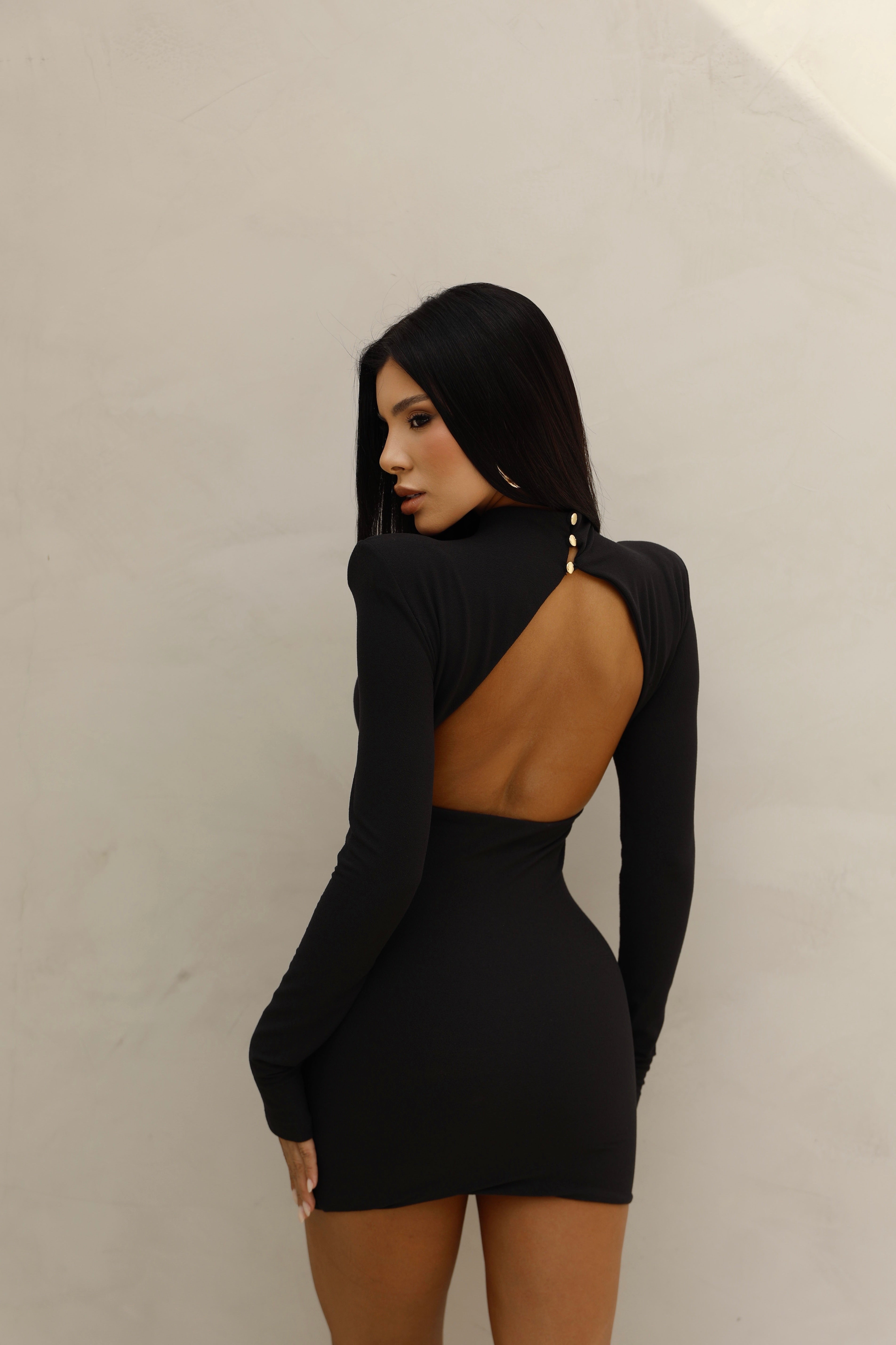 Vestido Monaco Cut - Preto
