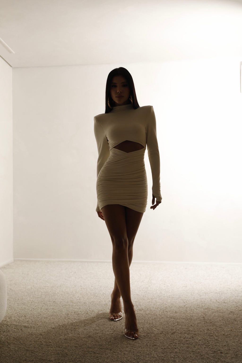 Vestido Monaco Cut - Off White