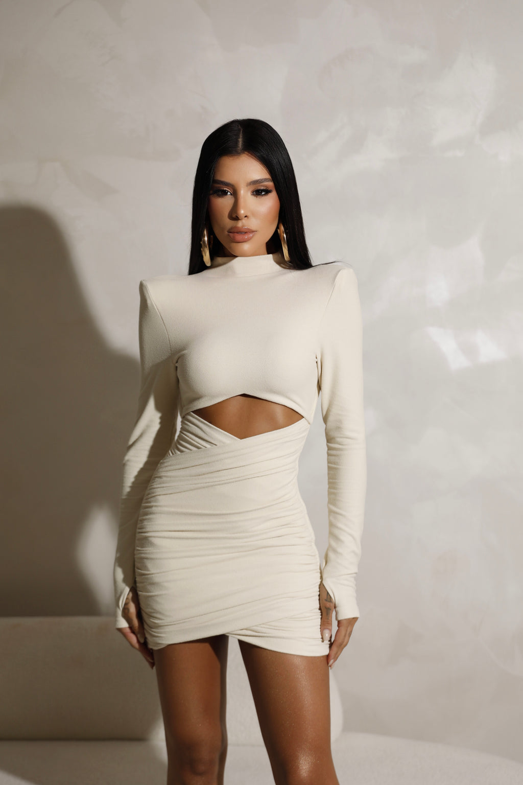 Vestido Monaco Cut - Off White