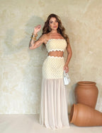 Conjunto Pure Elegance - Off White Renda