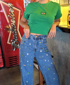 Calça Wide Leg Charms do Brasil