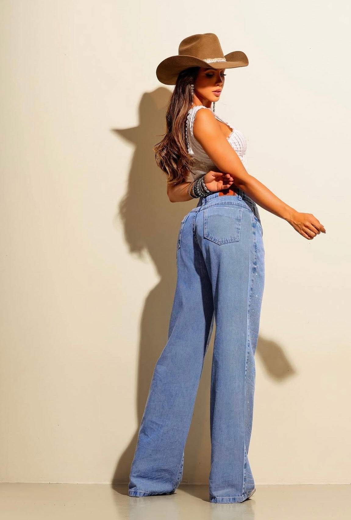 Calça Jeans Crystal