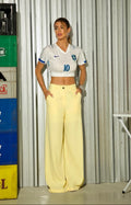Calça Alfaiataria Summer Chic - Amarelo