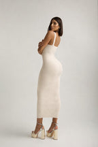 Vestido Tricô Modal Elegance - Off