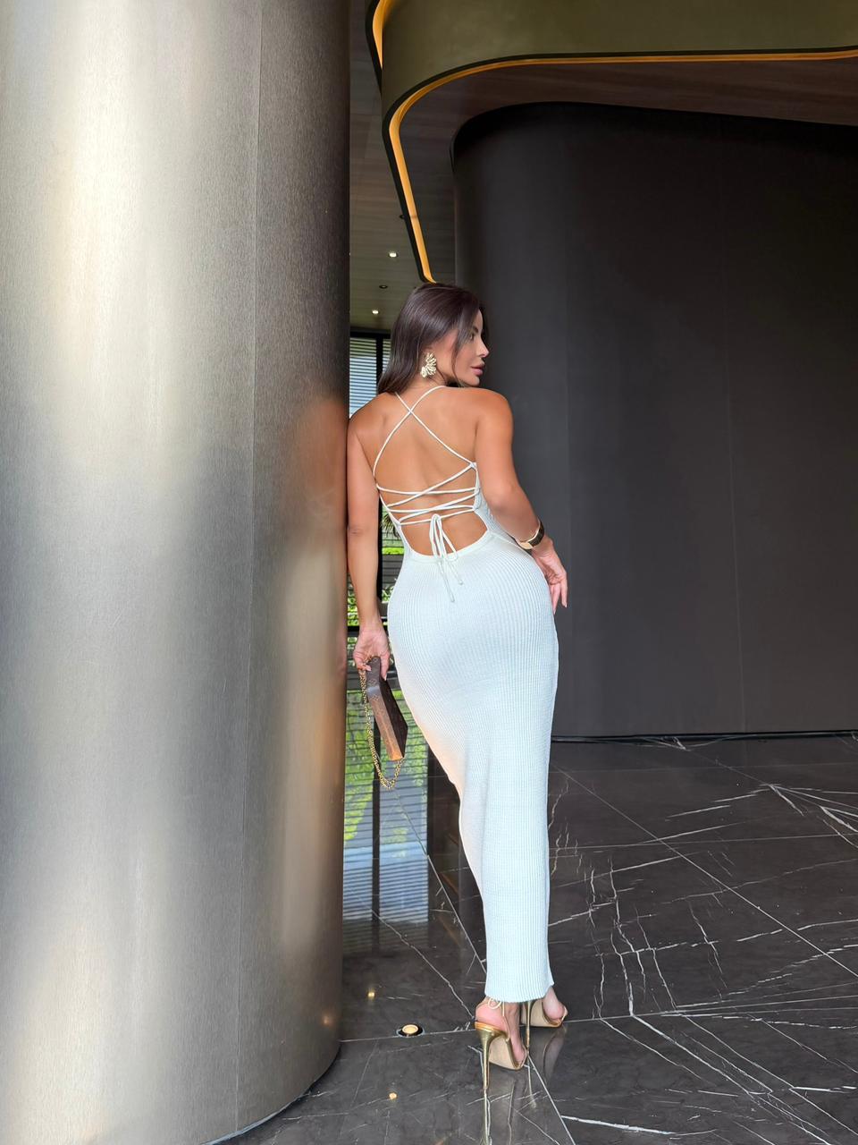 Vestido Lace Back Modal