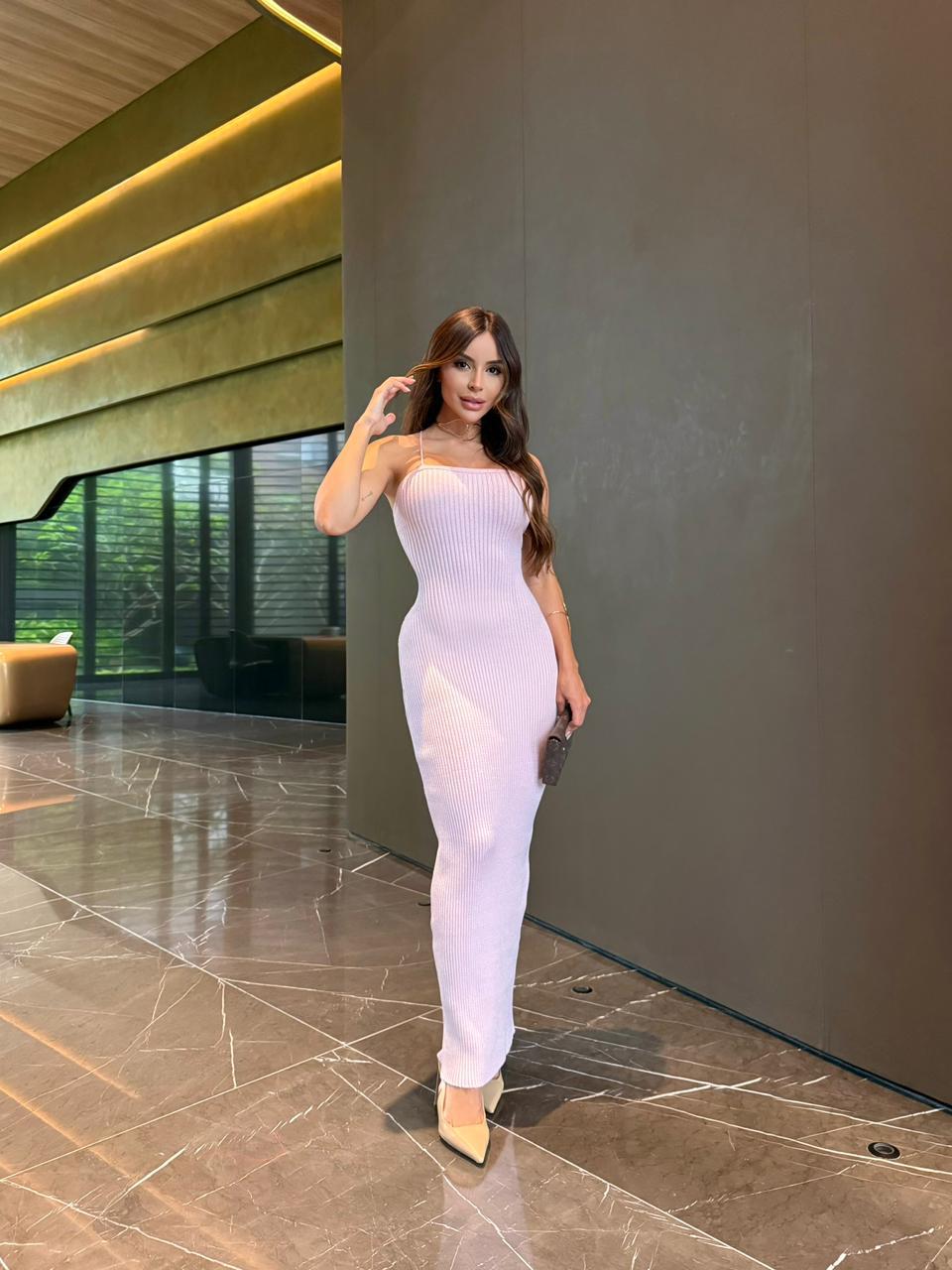 Vestido Lace Back Modal