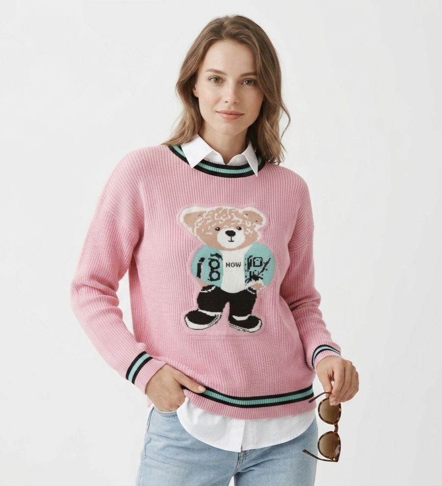 Suéter Teddy Style Modal - Rosa