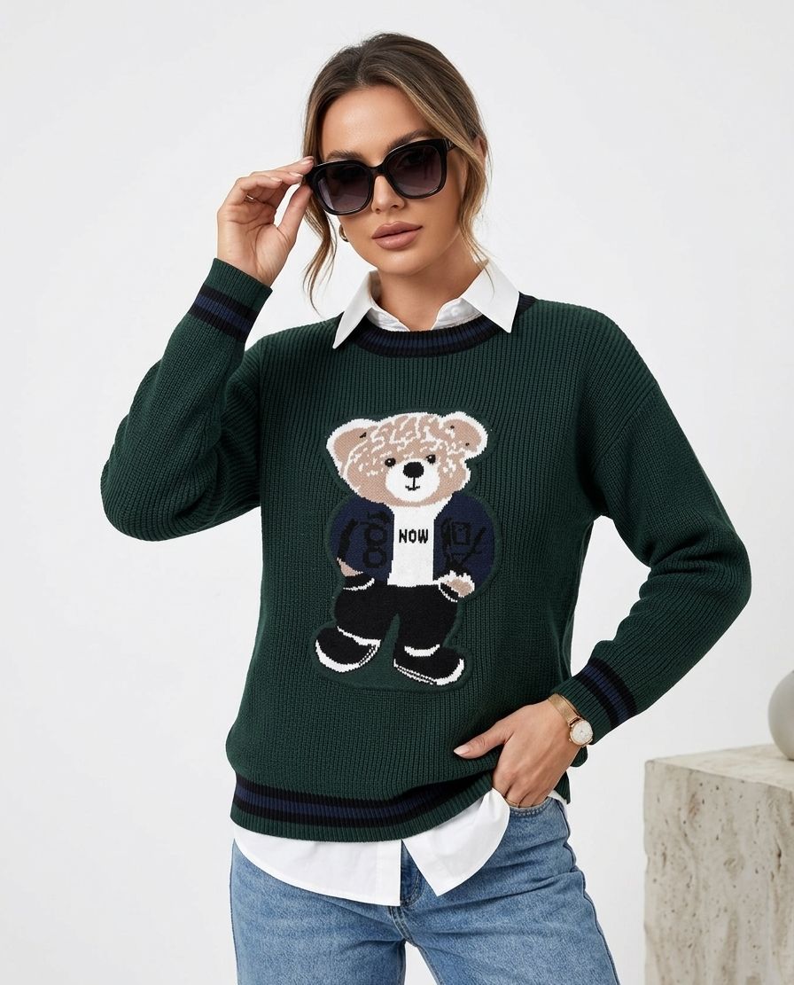 Suéter Teddy Style Modal - Verde Musgo