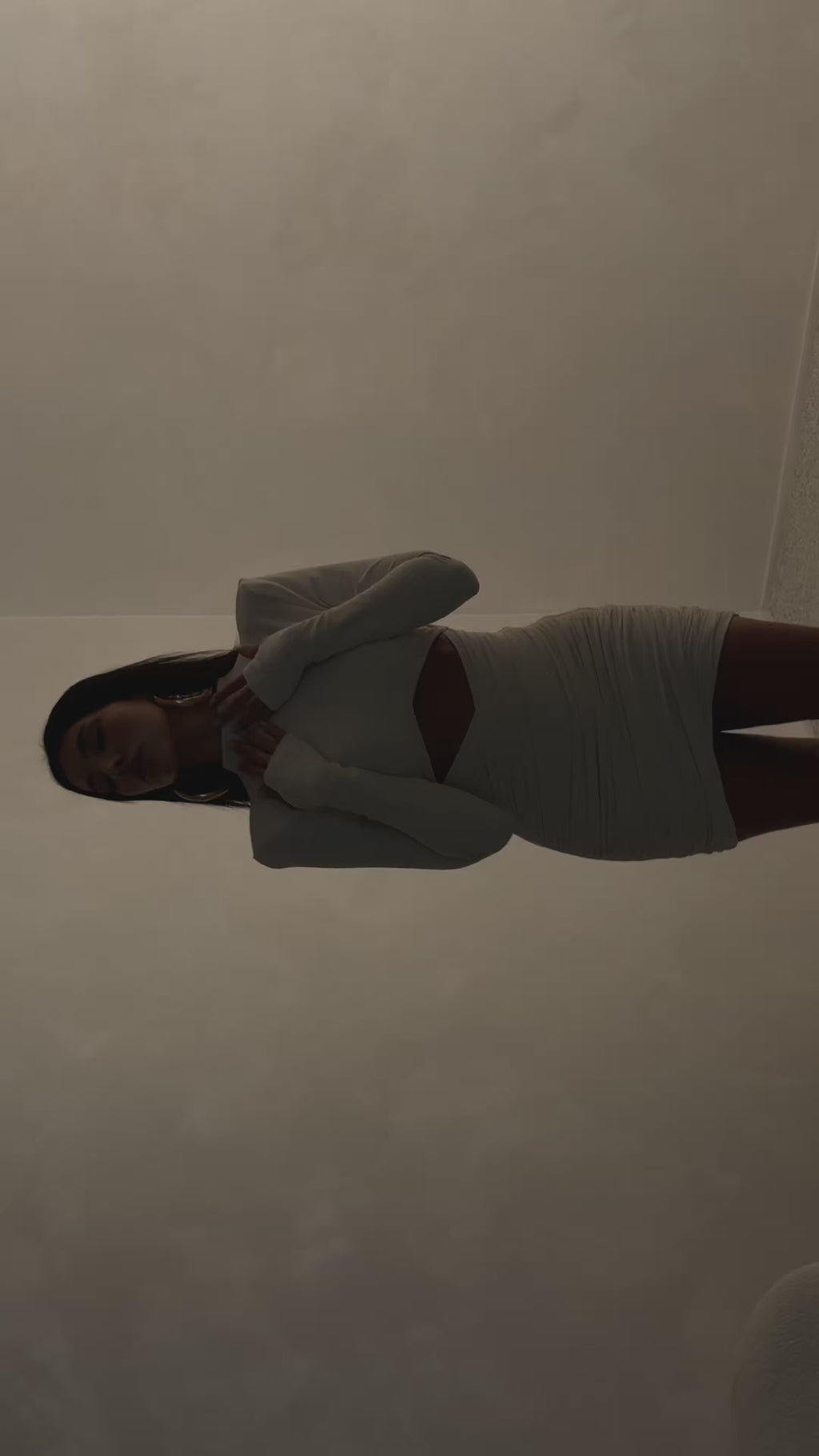 Vestido Monaco Cut - Off White