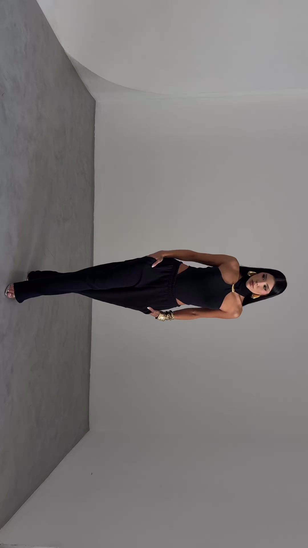 Conjunto Monaco Calça e Body - Preto