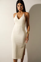 Vestido Midi Celine - Off White