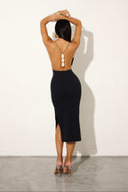 Vestido Midi Celine - Preto